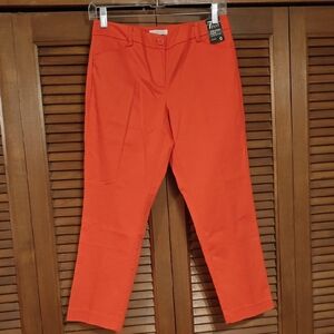 New York & Company Red Crop Pants